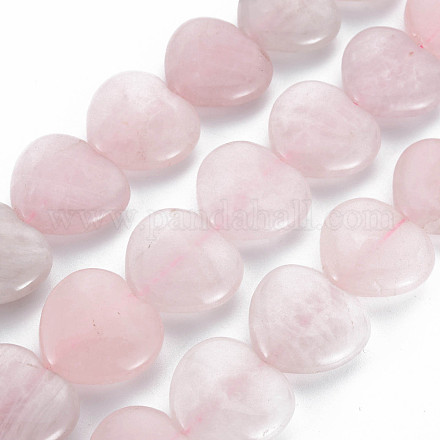 Chapelets de perles en quartz rose naturel X-G-S359-342-1