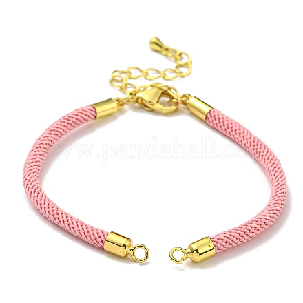 Braccialetti con corde di nylon adatti per ciondoli per connettori AJEW-P116-02G-09-1