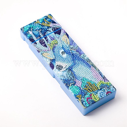 5D DIY Diamond Painting Stickers Kits For ABS Pencil Case Making DIY-F059-25-1