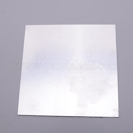 アルミシート  レーザー切断用  精密加工  金型製作  正方形  プラチナ  15x15x0.1cm ALUM-WH0164-94B-1