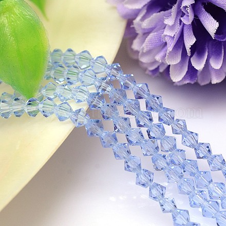 Faceted Imitation Austrian Crystal Bead Strands G-M180-6mm-14A-1