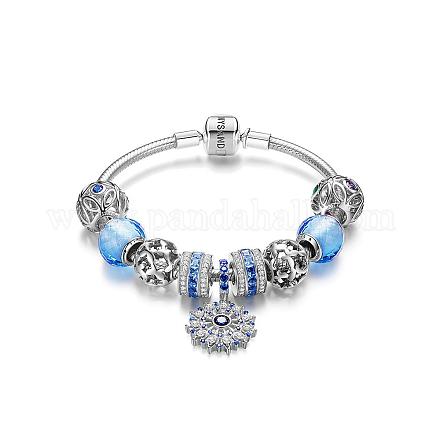 Bracelet romance bleu en argent sterling tinysand TS-Set-056-23-1