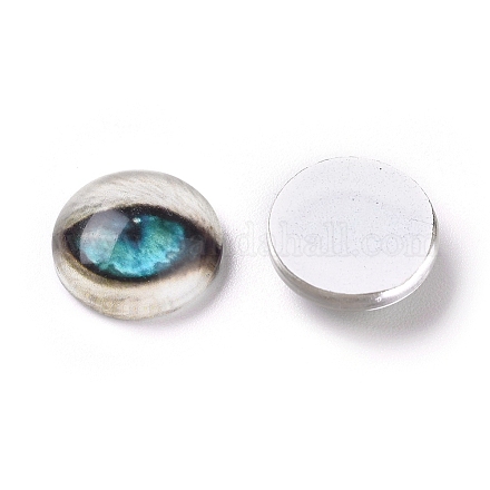 Glas cabochons GLAA-WH0015-22D-04-1