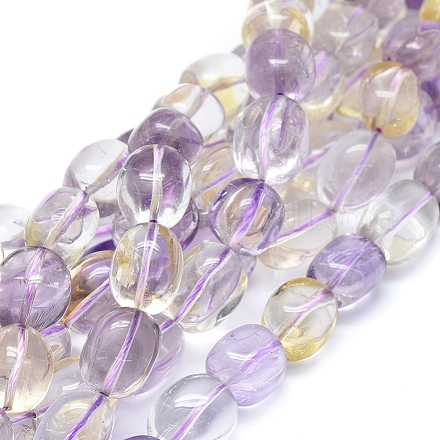 Chapelets de perles en amétrine naturelle G-D0010-19C-1