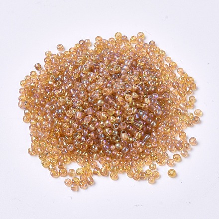 Perles de rocaille en verre rondes SEED-A007-3mm-162B-1