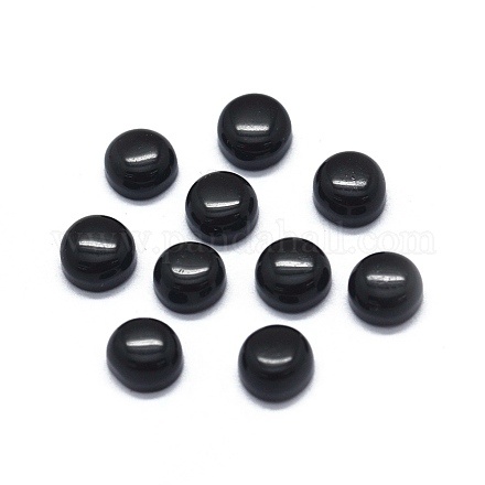 Natural Obsidian Cabochons G-O175-23-12-1