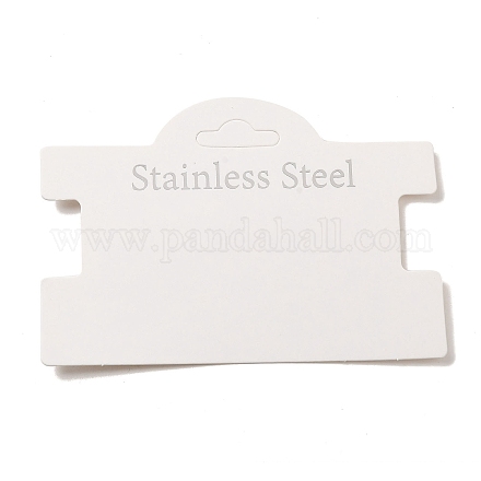 Бумажная карточка со словом «нержавеющая сталь» CDIS-L009-09-1