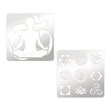 Stampini per stampi in acciaio inossidabile DIY-WH0279-052-1