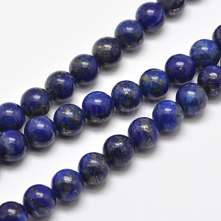 Lapis lazuli naturali fili di perle rotonde X-G-E262-01-12mm-1