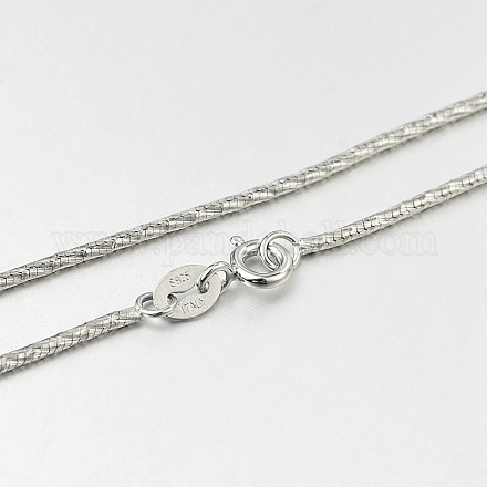 Moda collares de cadena de plata esterlina STER-M050-13-1