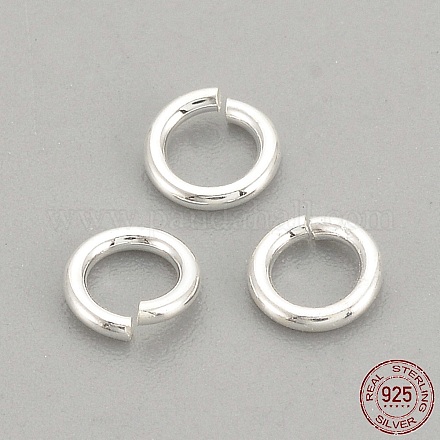 925 anello di salto aperto in argento sterling STER-S002-57-1