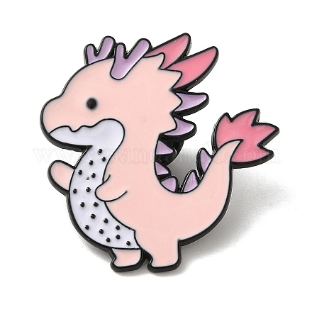 Spilla con spilla smaltata in lega di drago cartone animato JEWB-R025-02A-1