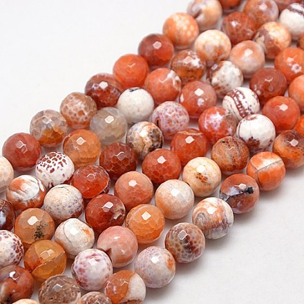 Natural Fire Crackle Agate Beads Strands G-L084-16mm-01-1