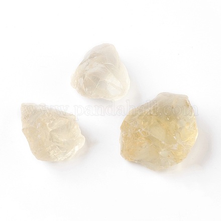 Perles de quartz citron naturel G-G766-02-1