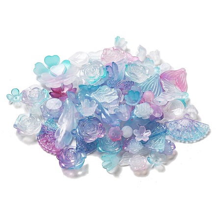 Perles en acrylique de gelée d'imitation OACR-H039-02B-1