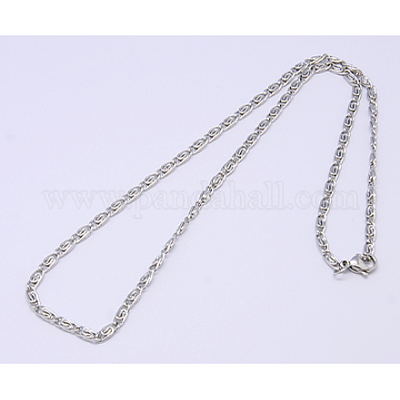 Accessoires collier de bijoux en acier inoxydable myriade X-NJEW-483L-9-1