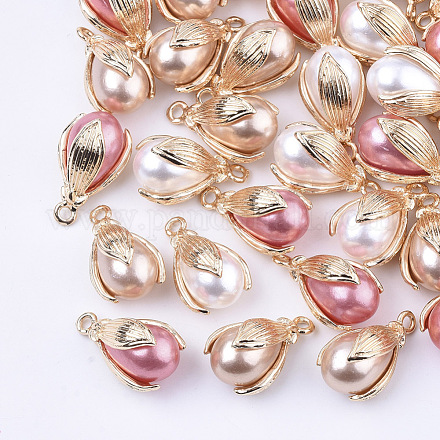Colgantes de perlas de imitación de plástico abs X-FIND-S319-32-1