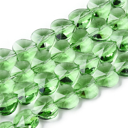 Perles en verre transparentes GLAA-Q066-14mm-A14-1