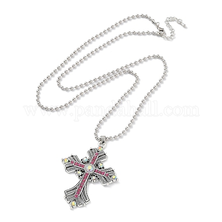 Ожерелья с подвесками в форме креста и стразами FK0815-9-1