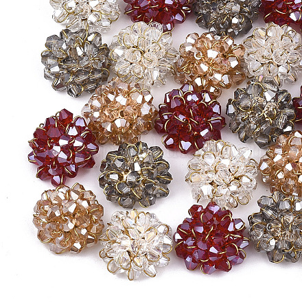Cabochons de perles de verre X-FIND-T044-19-1