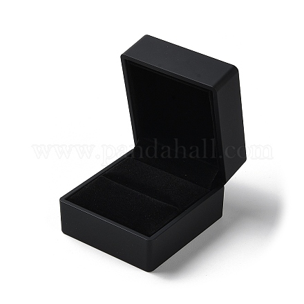 Cajas de almacenamiento de anillos de plástico rectangulares CON-C020-02A-1