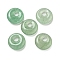 Natural Green Aventurine Donut/Pi Disc Charms, 14~14.5x4mm, Hole: 4mm