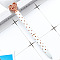 Metel Ball-Point Pen, Office School Supplies, Heart, Sandy Brown, 132x10mm