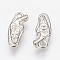 CCB Plastic Pendants, Gun, Platinum, 21x18x3mm, Hole: 2mm
