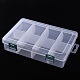 Contenedor de almacenamiento de cuentas de plástico CON-R014-04-2