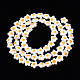 Bianco naturale perline shell fili SHEL-N003-30-2