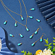 ARRICRAFT 100Pcs Synthetic Turquoise Pendants FIND-AR0004-20-4