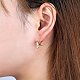 Brass Clip-on Earring Converters Findings KK-Q115-G-6