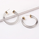 Resin Stud Earrings EJEW-L200-04-3