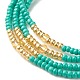 Summer Jewelry Starfish Waist Bead NJEW-C00028-02-5