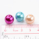 Acryliques perles mélangées rondes de perles pour les bijoux bricolage et bracelets X-PACR-12D-M-4