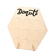 Donut-Rack aus Pappelholz liefert Display DJEW-H006-02B-1