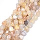Chapelets de perles en agate naturelle de fleurs de cerisier G-O173-078A-1