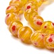 Round Millefiori Glass Beads Strands LK-P002-19-6