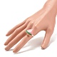 Jelly Color 3D Resin Fruit Adjustable Ring RJEW-JR00455-3
