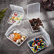 Transparent Polypropylene(PP) Bead Containers CON-WH0074-73-7