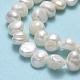 Hebras de perlas de agua dulce cultivadas naturales PEAR-A005-05E-4