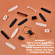 Olycraft 200Pcs 2 Colors Badge Strap Clip Key Chain Connector Plastic Keychain Clip for Card Holder FIND-OC0002-90-4