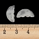 天然水晶蝶の羽カボション  水晶  多面カット  15x6.5~7x4~4.5mm G-D078-02F-4