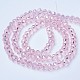 Chapelets de perles en verre électroplaqué EGLA-A034-T4mm-B12-2