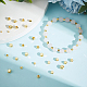 Hobbiesay 120 pièces 4 perles cubiques en laiton de style KK-HY0003-66-5