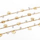 3.28 Feet Handmade Brass Curb Chains X-CHC-I036-65G-1