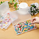 SUPERFINDINGS 3 Pack Clear Plastic Beads Storage Containers Boxes with Lids 19.8x12.3x1.7cm Small Rectangle Plastic Organizer Storage Cases for Beads Cards Cotton Swab Ornaments Craft CON-WH0073-75-5