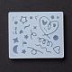 Line & Flat Round & Heart & Star & Flower & Moon Filling Silicone Molds DIY-M029-08-1