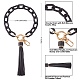 Porte-clés bracelet à maillons de chaîne HJEW-SW00013-05-2