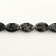 Natural Larvikite Oval Bead Strands G-S197-07-2
